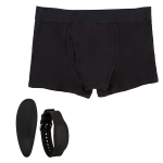 Черные трусы-боксеры с вибромассажером California Exotic Novelties Remote Control Panty Set L/XL SE-0077-94-3