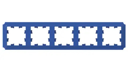 ATLASDESIGN ANTIQUE 5-постовая РАМКА, универсальная, АКВАМАРИН