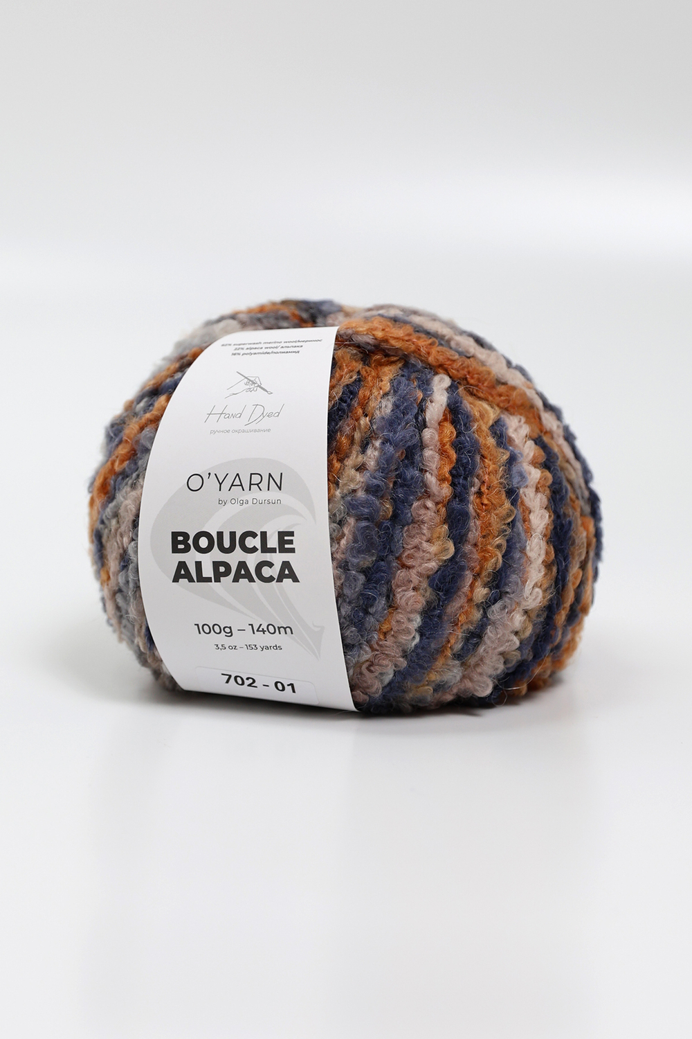 Пряжа O'Yarn BOUCLE ALPACA, 100г