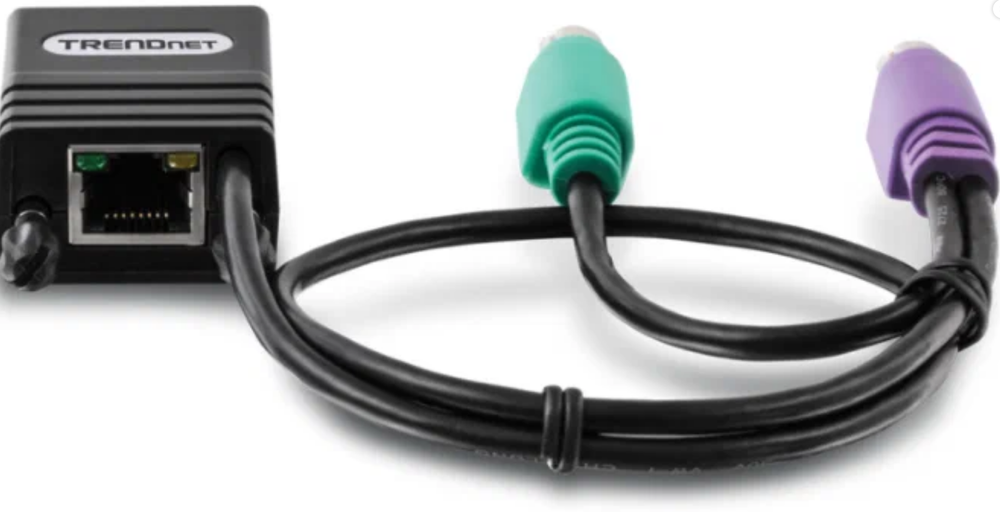 Переключатель консоли (KVM) TRENDnet CAT5 PS/2 Server Interface TK-CAT5P RTL {64}