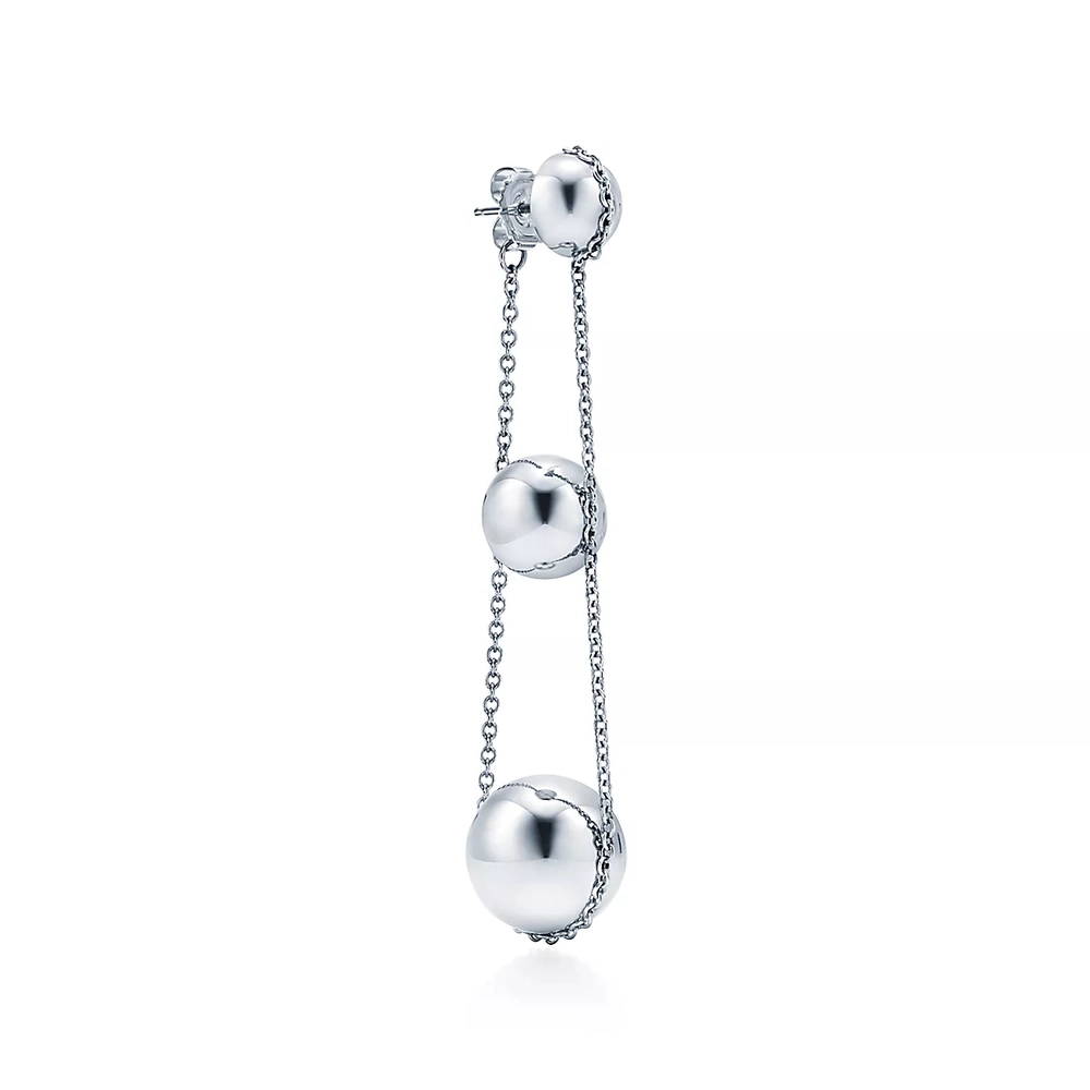 Серьги из серебра 925, Tiffany 💠 тройные капли 💦В наличии