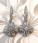 Ювелирные серьги из серебра 925 пробы