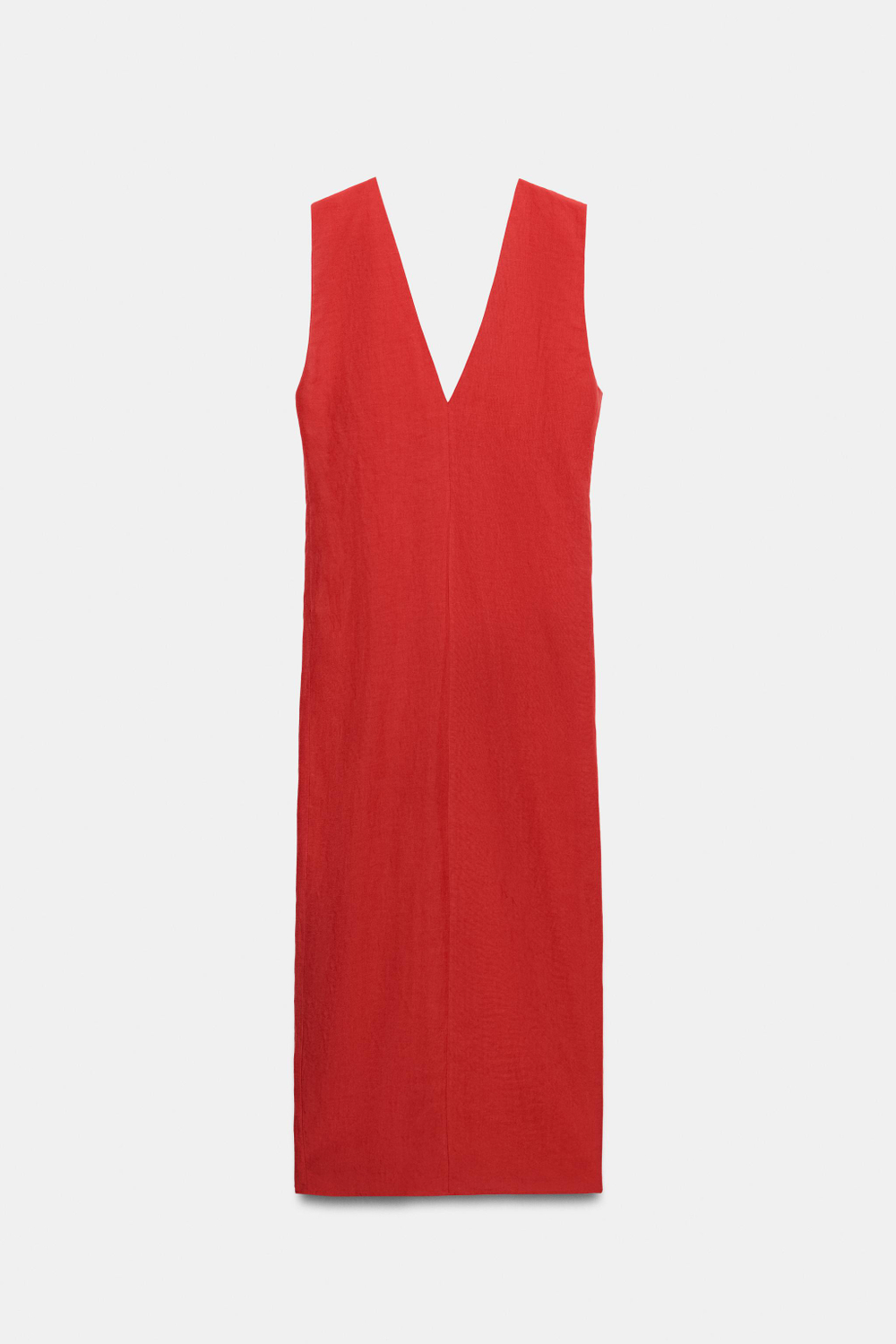 ПЛАТЬЕ МИДИ СО СБОРКОЙ — ZW COLLECTION — ZARA