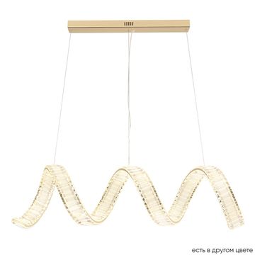 Хрустальная светодиодная люстра 100W 3000К Musika SP100W Led L1200 Gold золото Crystal Lux
