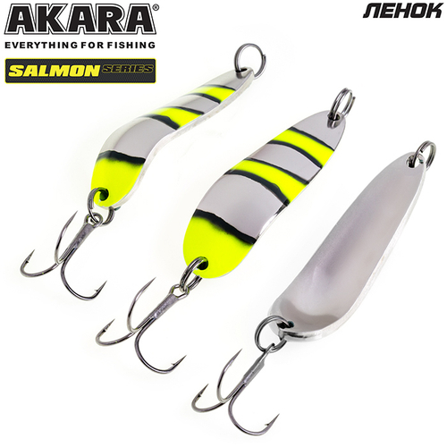 Блесна колебалка Akara Salmon Ленок 63 мм 18 гр. 24-NI