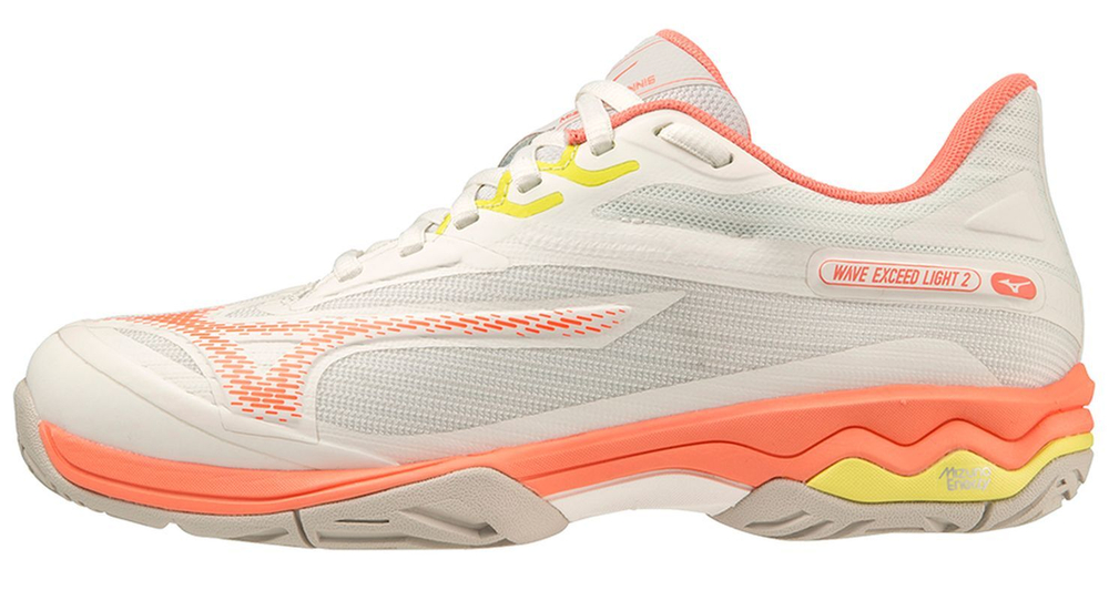 Женские Кроссовки теннисные Mizuno Wave Exceed Light 2AC - белый