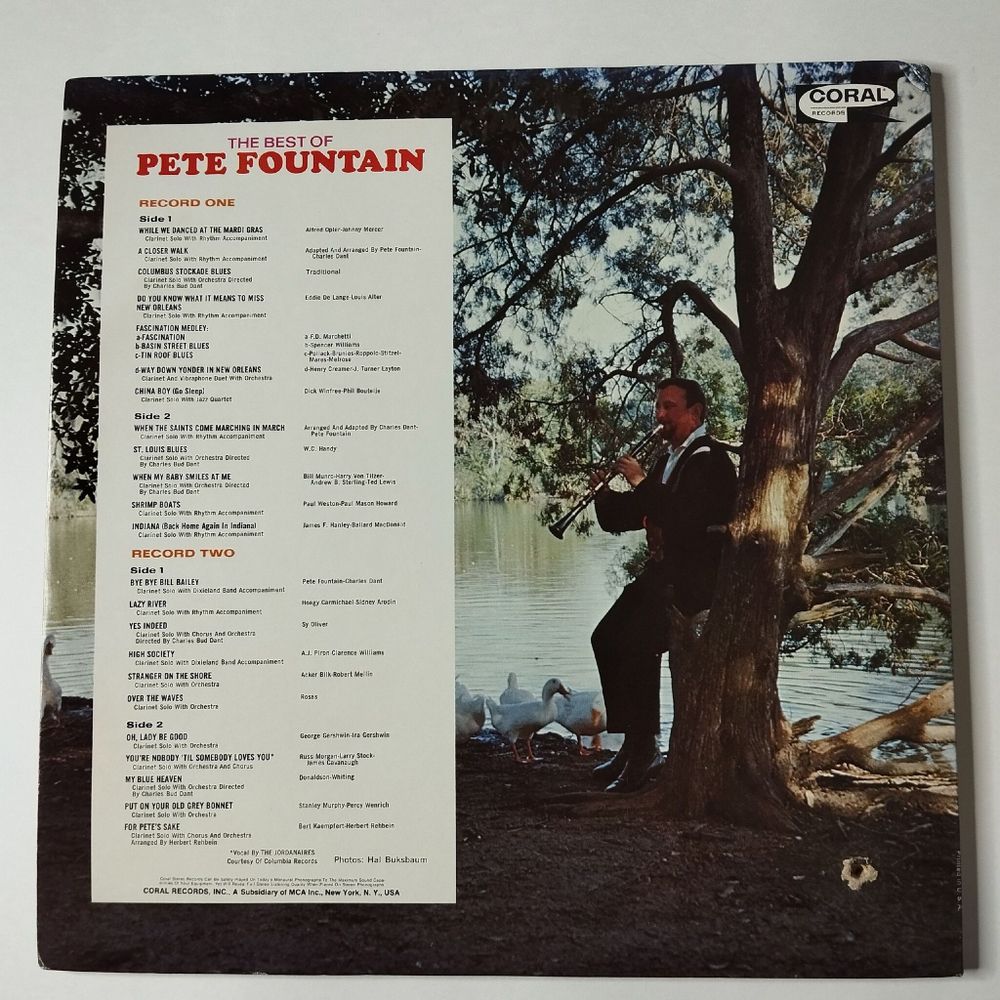 Винтажная виниловая пластинка LP The Best Of Pete Fountain (USA 1970)