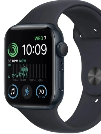 Умные часы Apple Watch SE 40 мм, Midnight Aluminium, Midnight Sport Band - M/L