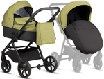 Детская коляска Tutis Leo 3 Plus 3 в 1 с автокреслом Beno Beige 1582302 Green