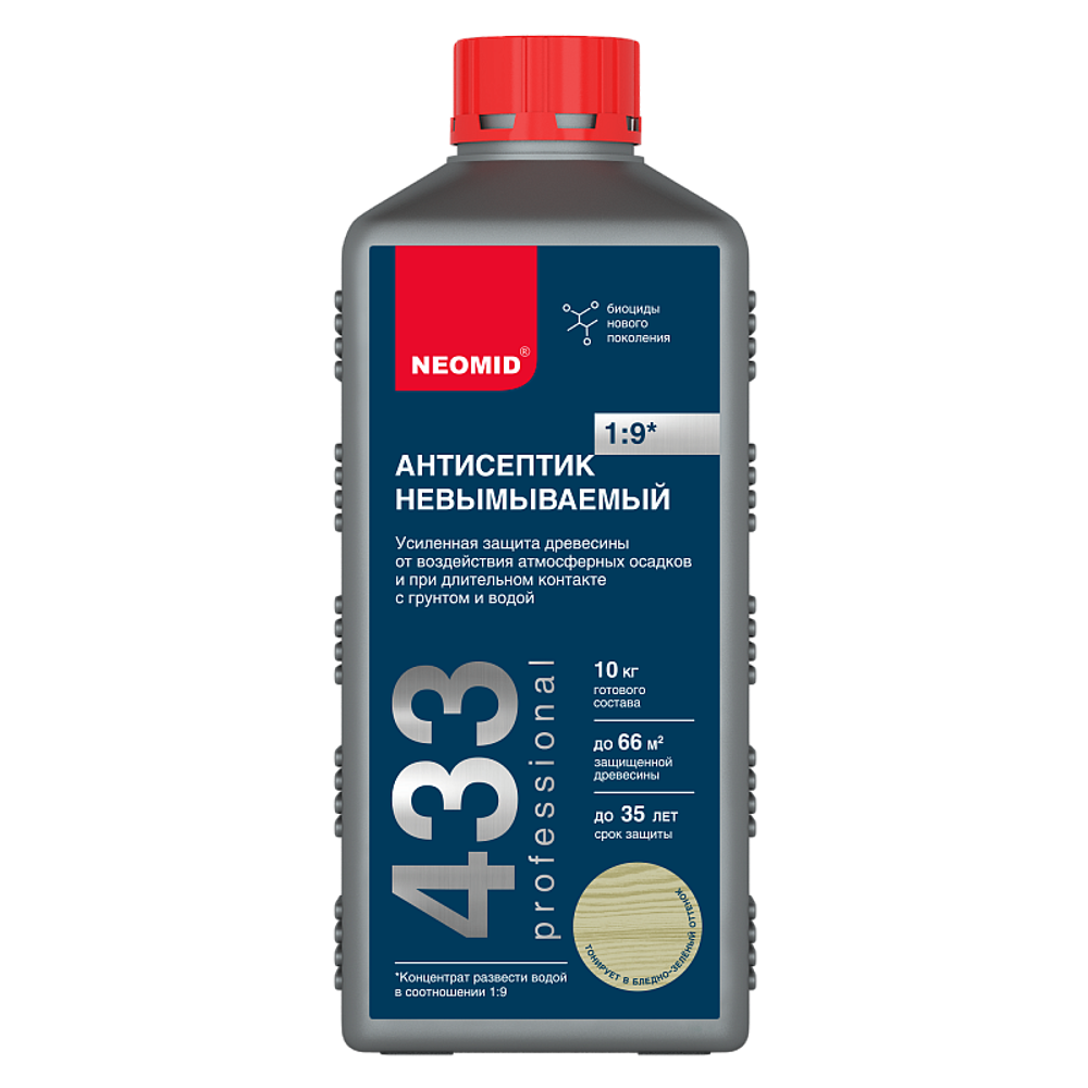 Антисептик невымываемый концентрат NEOMID 433 (1 л.)