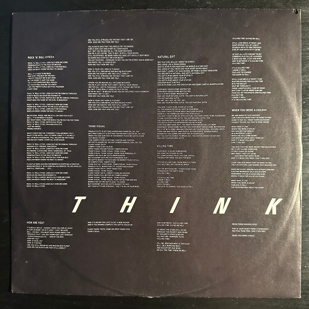 The Kinks - Think Visual (Голландия 1986г.)