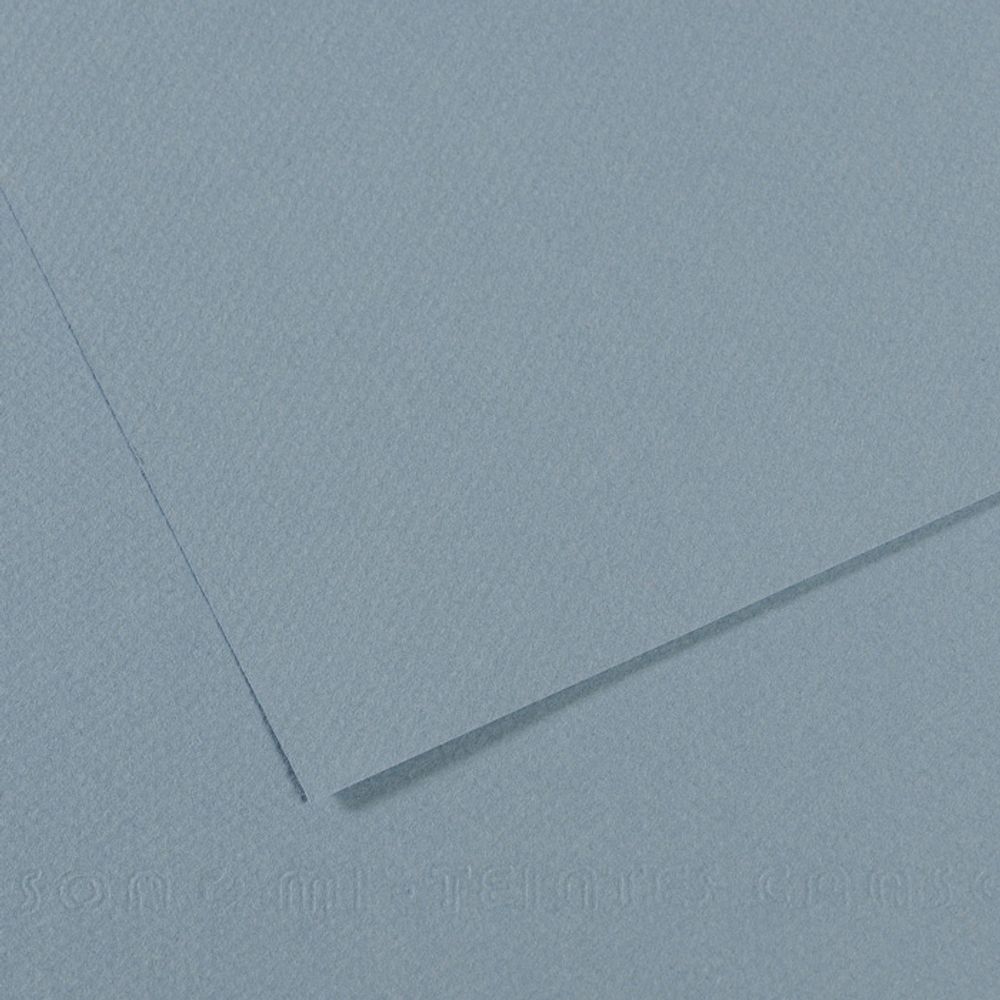 Бумага для пастели Mi-Teintes 160 г/м², 75х110 см, 10 л, №490 Синий светлый, Canson, C31032S150