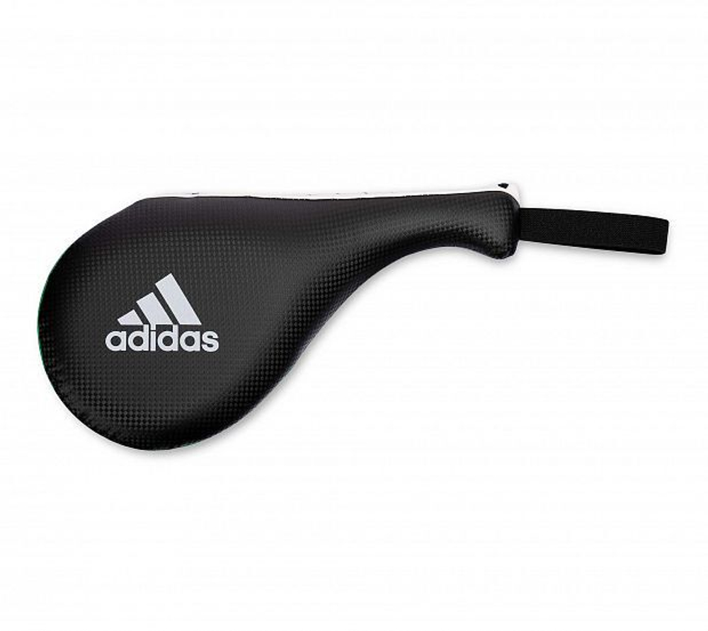 Ракетка для тхэквондо двойная Kids Double Target Mitt черно-зеленая adiTKT02