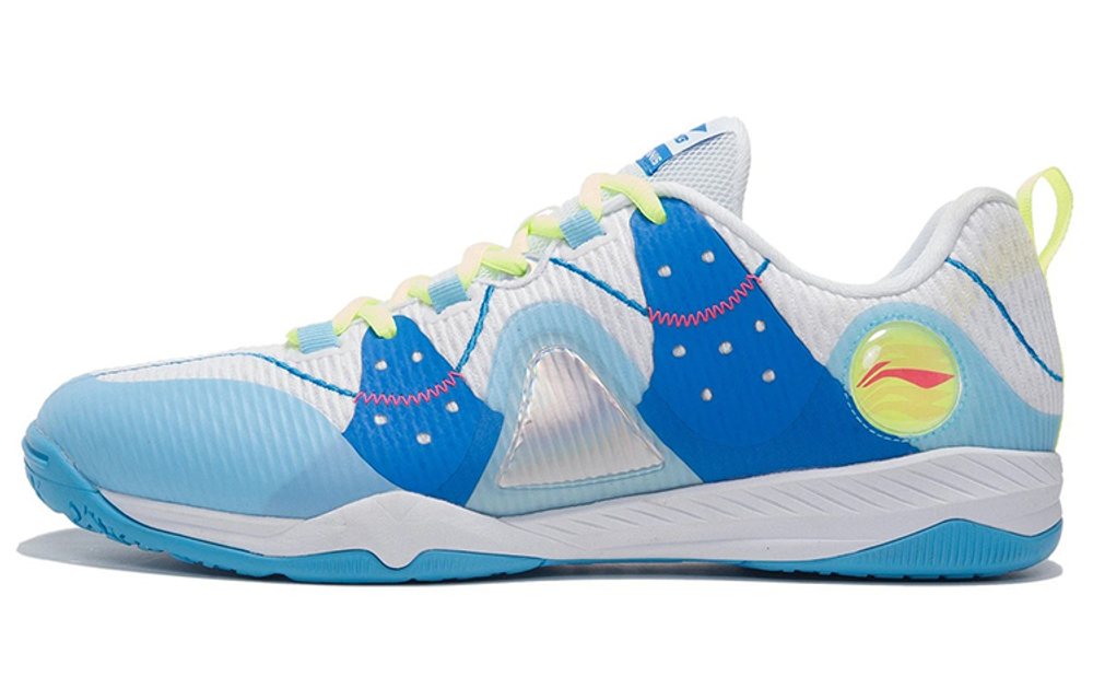 Li Ning Overlay Low top Training Shoes Unisex White Blue
