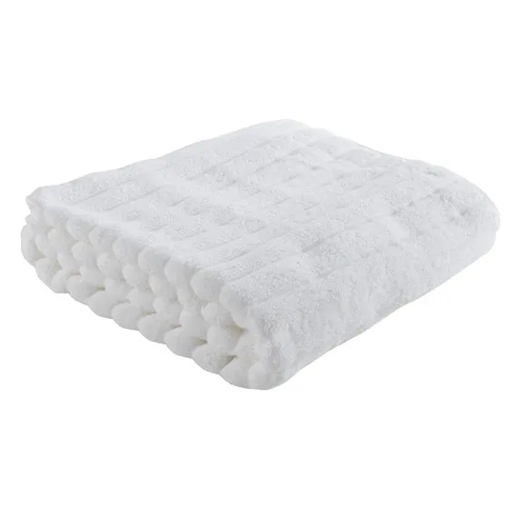 Полотенце банное Waves белого цвета Essential, 70х140 см