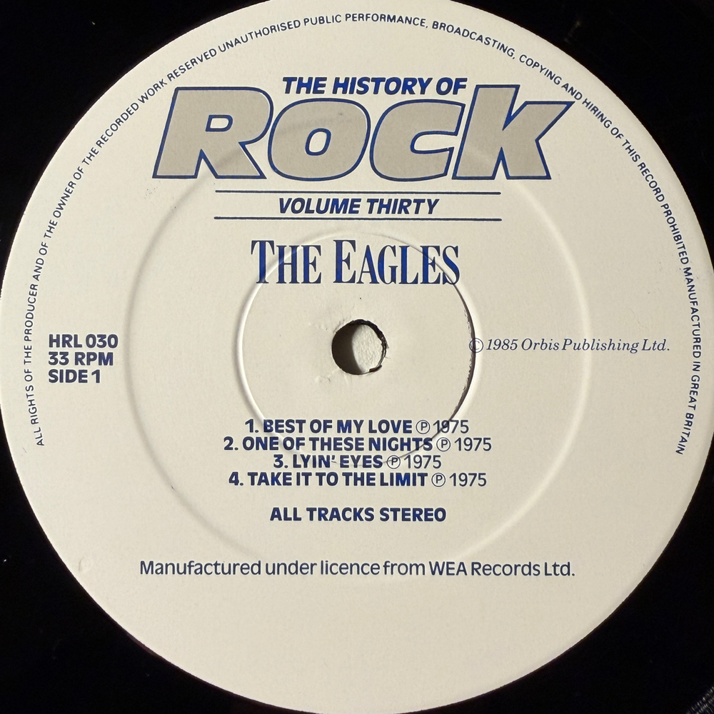 The History Of Rock 30 (Англия 1985г.) 2LP