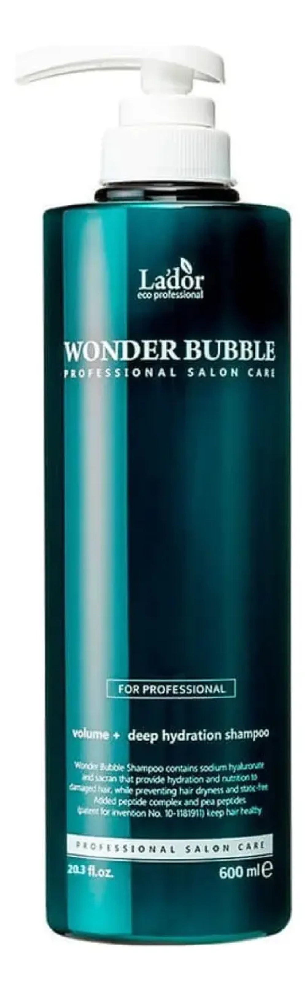 La'dor Увлажняющий шампунь для объема волос - Wonder Bubble Shampoo