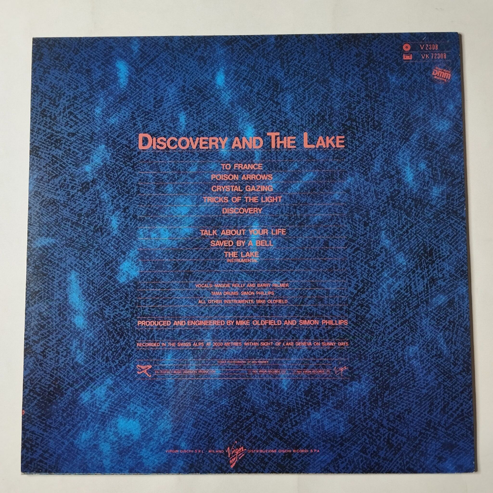 Винтажная виниловая пластинка LP Mike Oldfield Discovery (Italy 1984)
