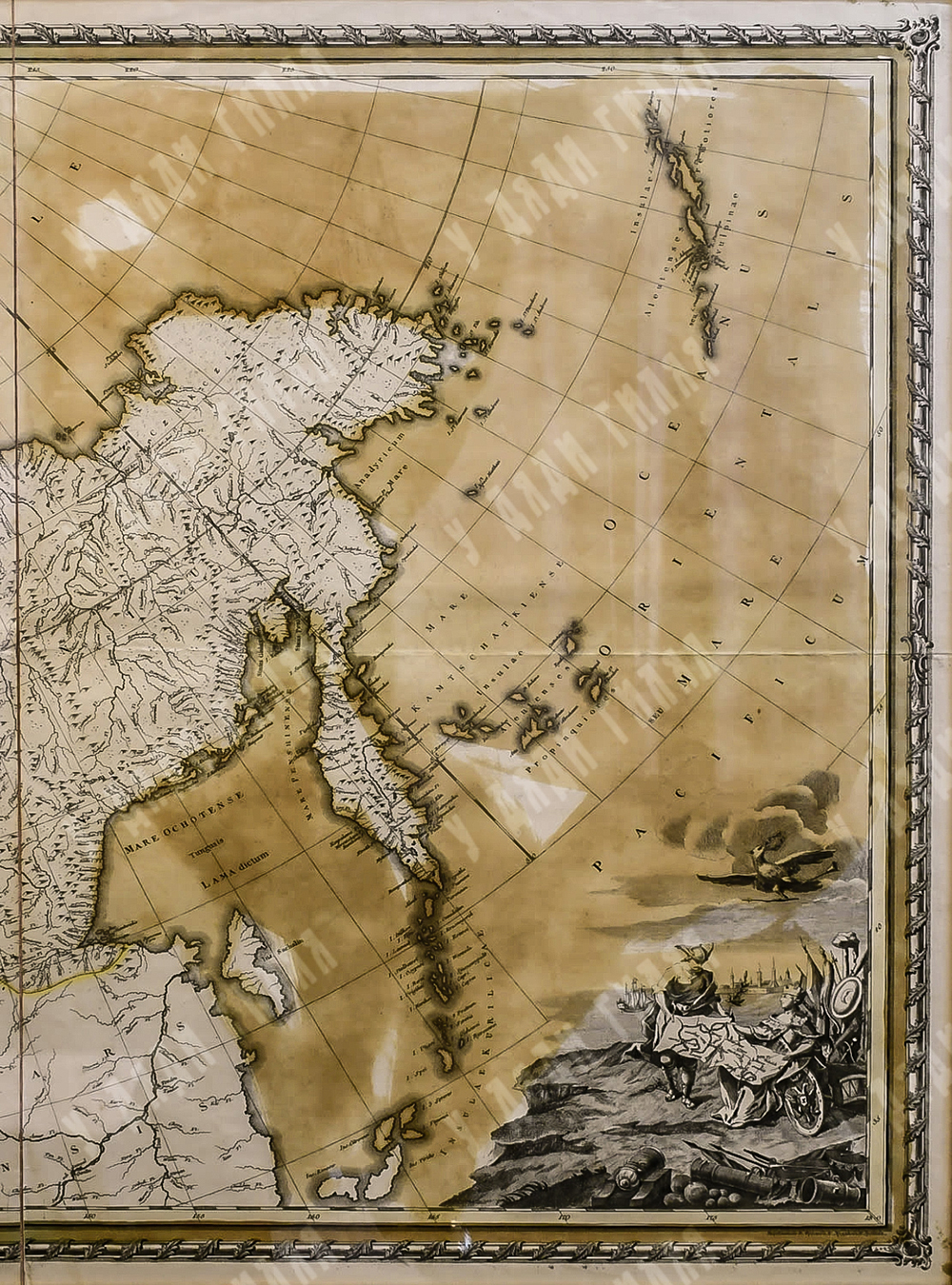 Генеральная карта Российской империи. 1776 год. Tabula Geographica Generalis Imperii Russici ...