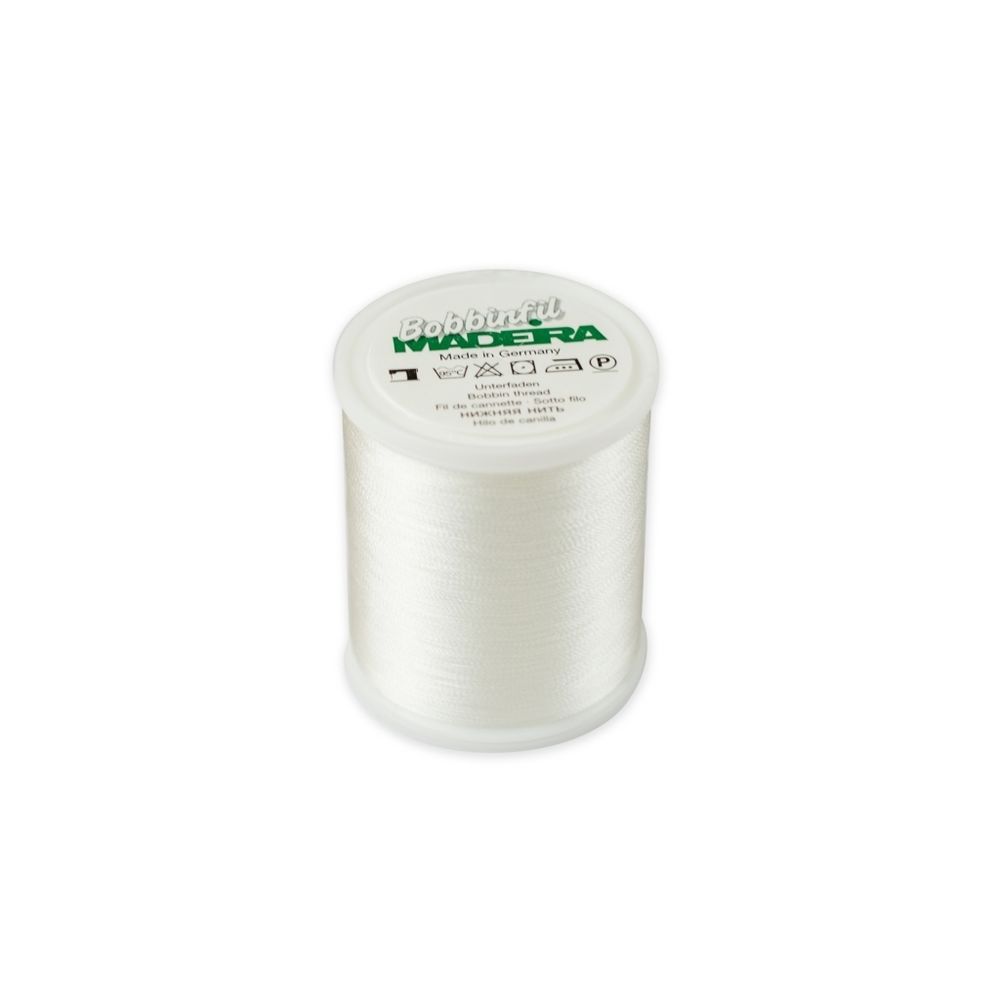 Нитки нижние Madeira Bobbinfil №60 белый (1000м), 9770, 1 катушка