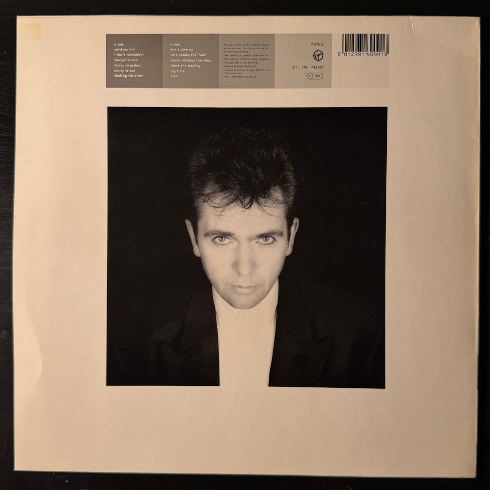 Peter Gabriel ‎– Shaking The Tree: Twelve Golden Greats (Европа 1990г.)
