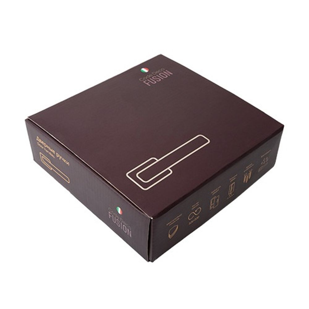 Ручки дверные Code Deco Fusion H-100156-A BLM черный матовый