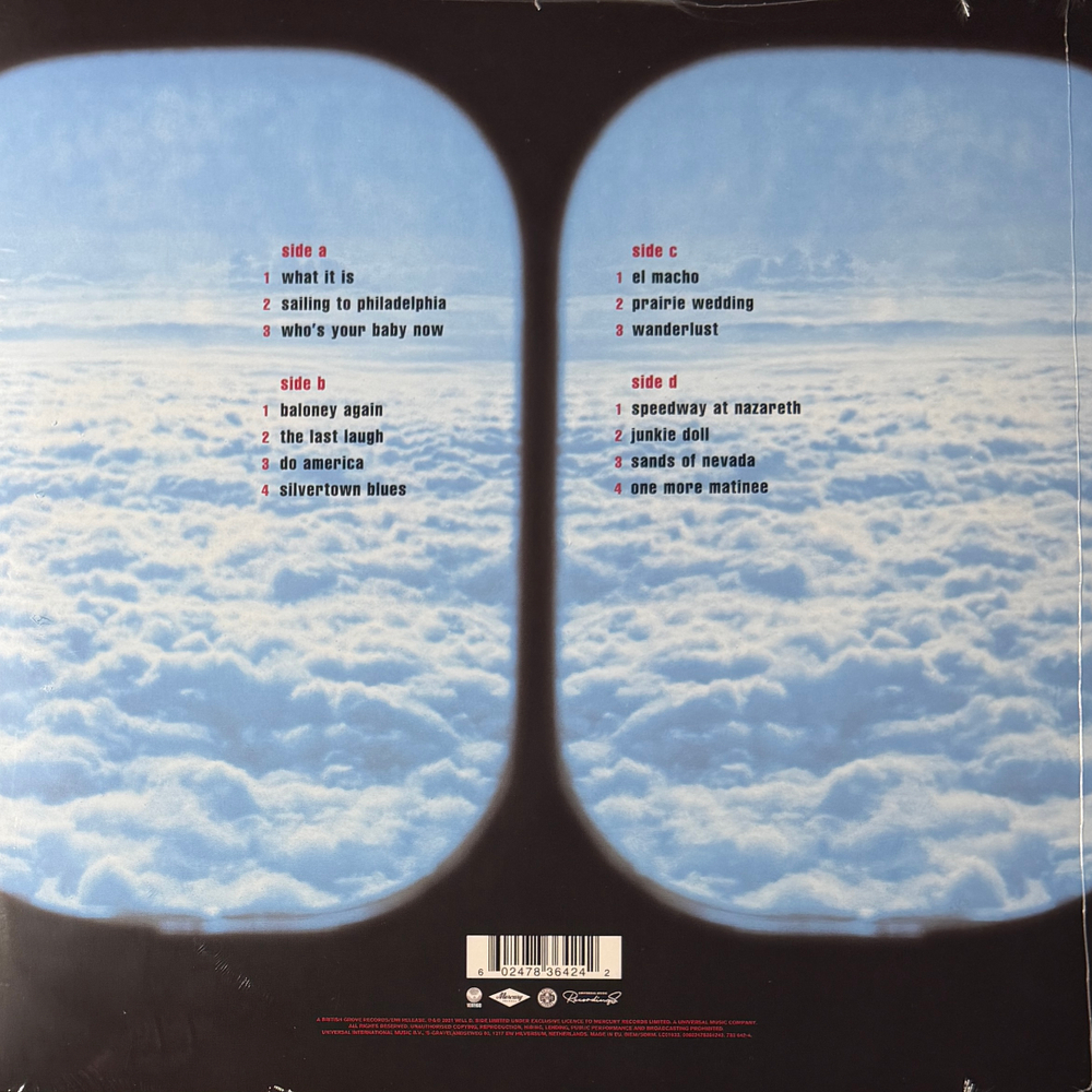 Виниловая пластинка Mark Knopfler ‎– Sailing To Philadelphia 2LP Clear