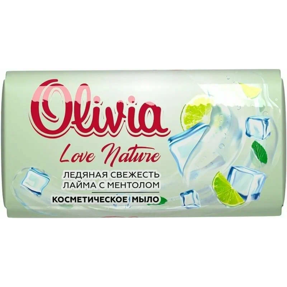 Мыло Olivia Love Nature Ледяная свежесть лайма с ментолом 140 гр