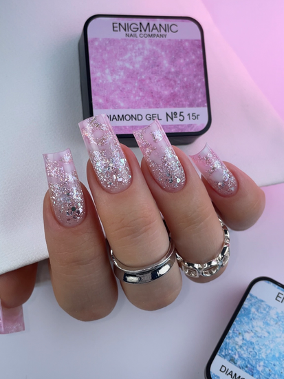 Гель для моделирования ENIGMANIC Diamond Art gel 05 15g.