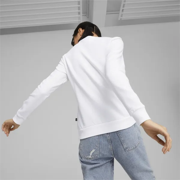 Толстовка женская PUMA ESS+ Metallic Logo Crew TR