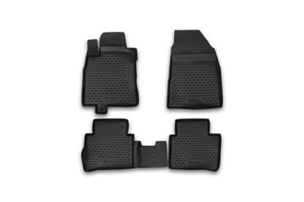 Коврики в салон NISSAN Tiida 2004-2015, 4 шт. (полиуретан)