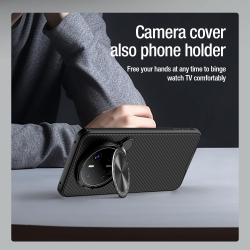 Чехол с металлической откидной крышкой для камеры на Huawei Mate 70 от Nillkin, серия CamShield Prop Case