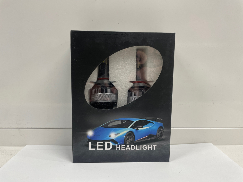 HB4 (9006) / Светодиодные LED лампы для авто, HB4 (9006), 12-24 вольта, 75 Вт, Серия V8 (2 шт. / комплект)