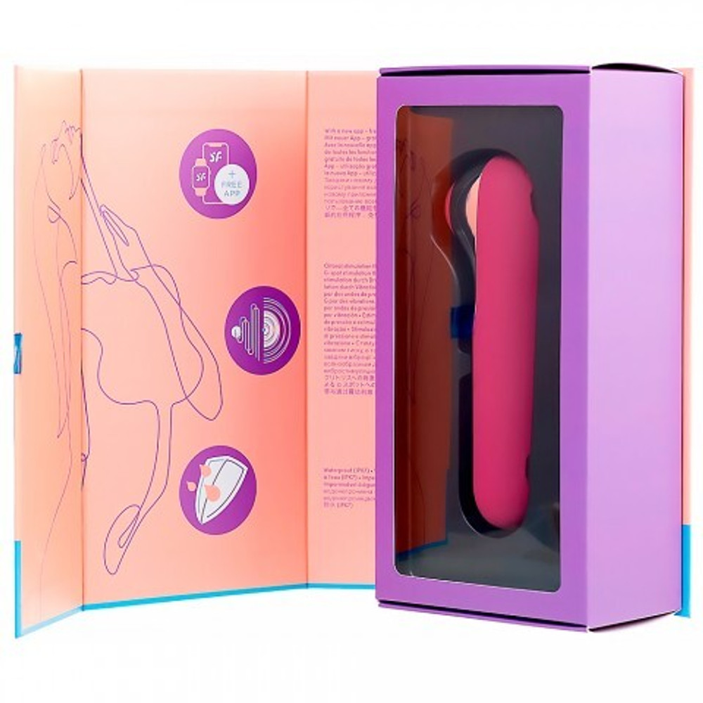 Вакуумно-волновой стимулятор клитора Satisfyer Dual Love pink