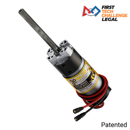 5204 Series Yellow Jacket Planetary Gear Motor (5.2:1 Ratio, 80mm Length 8mm REX™ Shaft, 1150 RPM, 3.3 - 5V Encoder)