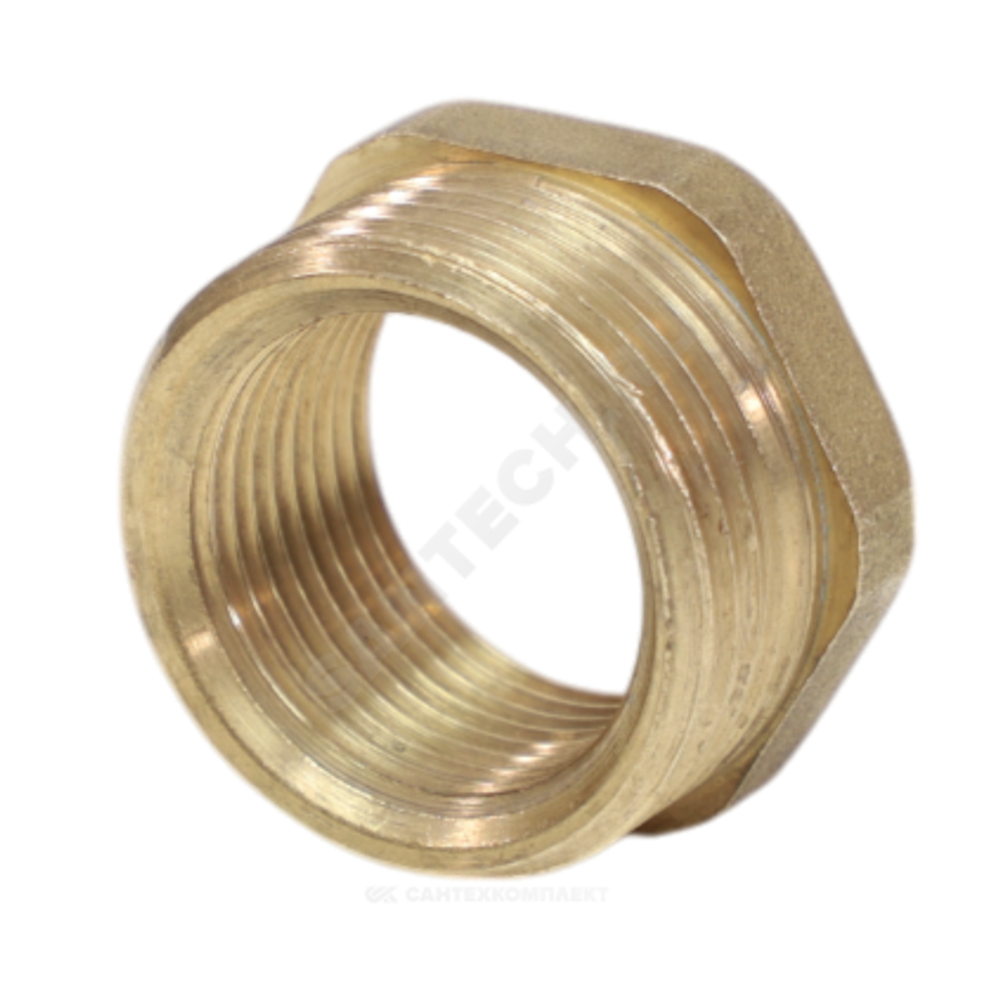 Футорка латунь Ду 25х15 (1"х1/2") НР/ВР VALFEX VF.581.L.100.012