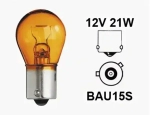 Лампа цокольная желтая PY21 PY21(150°) PY21/5 RY10W