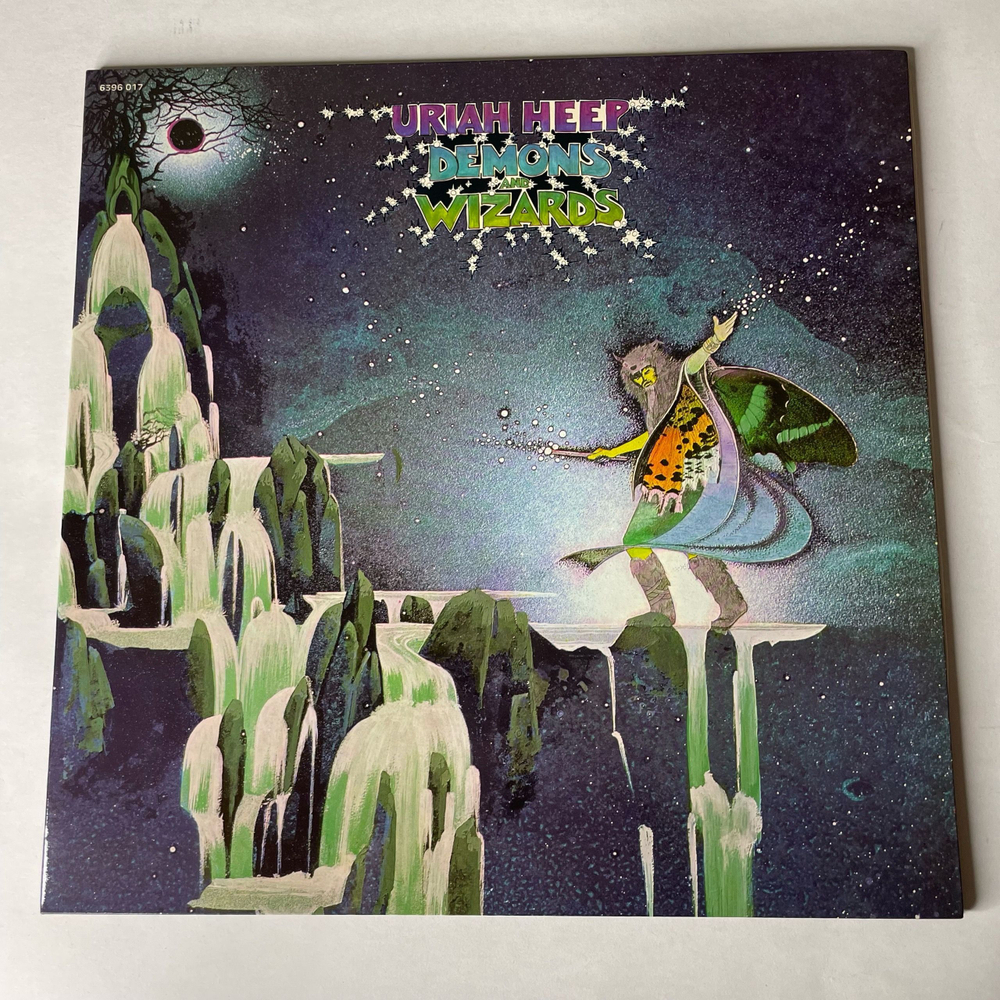 Винтажная виниловая пластинка LP Uriah Heep Demons And Wizards (Франция 1972) Island Records