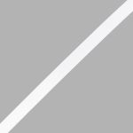 Лента атласная 2-сторонняя 12.0 мм / 22.86±1 метров, C1001 белый, 6102-0002, Globus