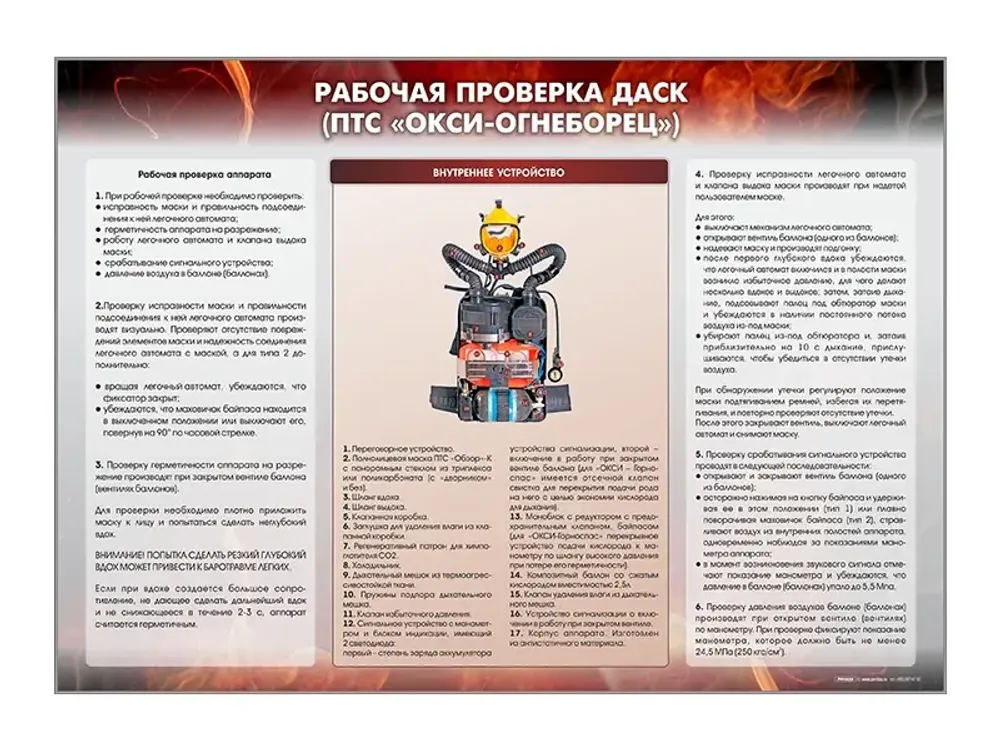 Стенд "Рабочая проверка ДАСК" (ПТС "ОКСИ-огнеборец")