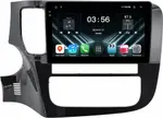 Магнитола для Mitsubishi Outlander 3 2012-2022 (овальный климат) - FarCar S280 монитор 9.5" IPS на Android 13, CarPlay