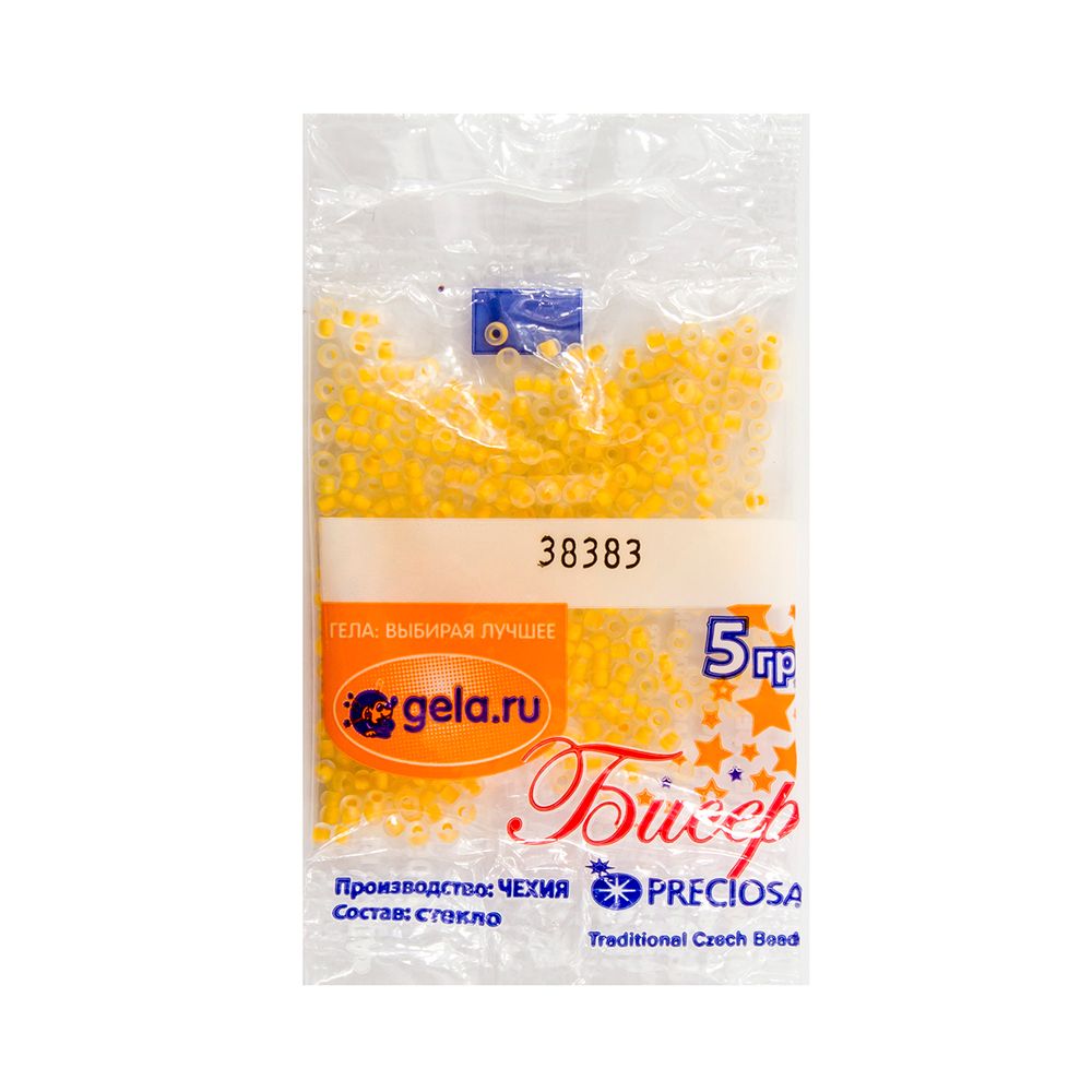 Бисер Preciosa 10/0, 50 г (10 шт по 5 г), цв.38383/1