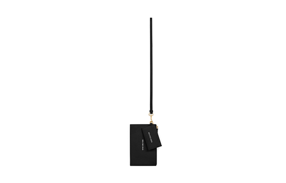 Balenciaga Women"s Cash Card Holder Black