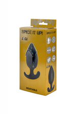 Пробка для ношения со смещенным центром тяжести Spice it up Insatiable Dark Grey (Цвет: черный)
