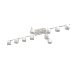 8303/10C COMFI LN26 237 белый, металл Светильник потолочный GX53 LED 10*7W 220V AGNIA