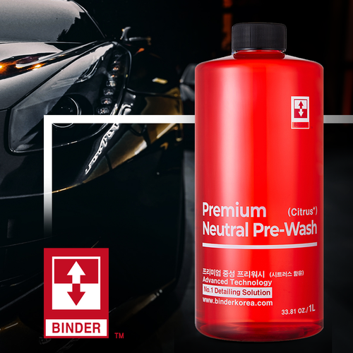 BINDER Нейтральный шампунь для предварительной мойки Premium Neutral Pre-Wash Citrus, 1л