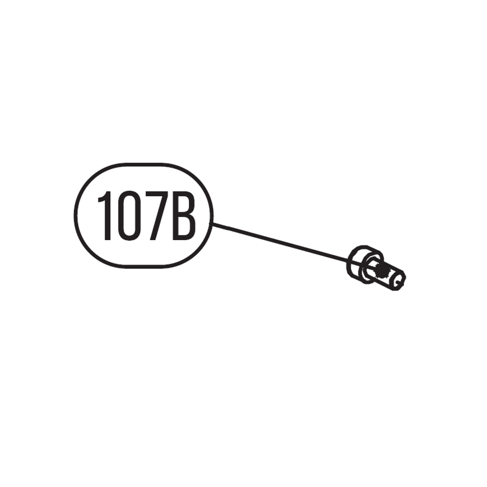 Запчасть №107B для HGSR. Болт с внутренним шестигранником