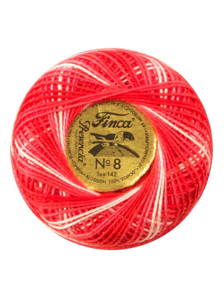 Мулине Finca №8 Perle (Жемчужное), цв. мультиколор 9350 / 1 мот. х 69 метров