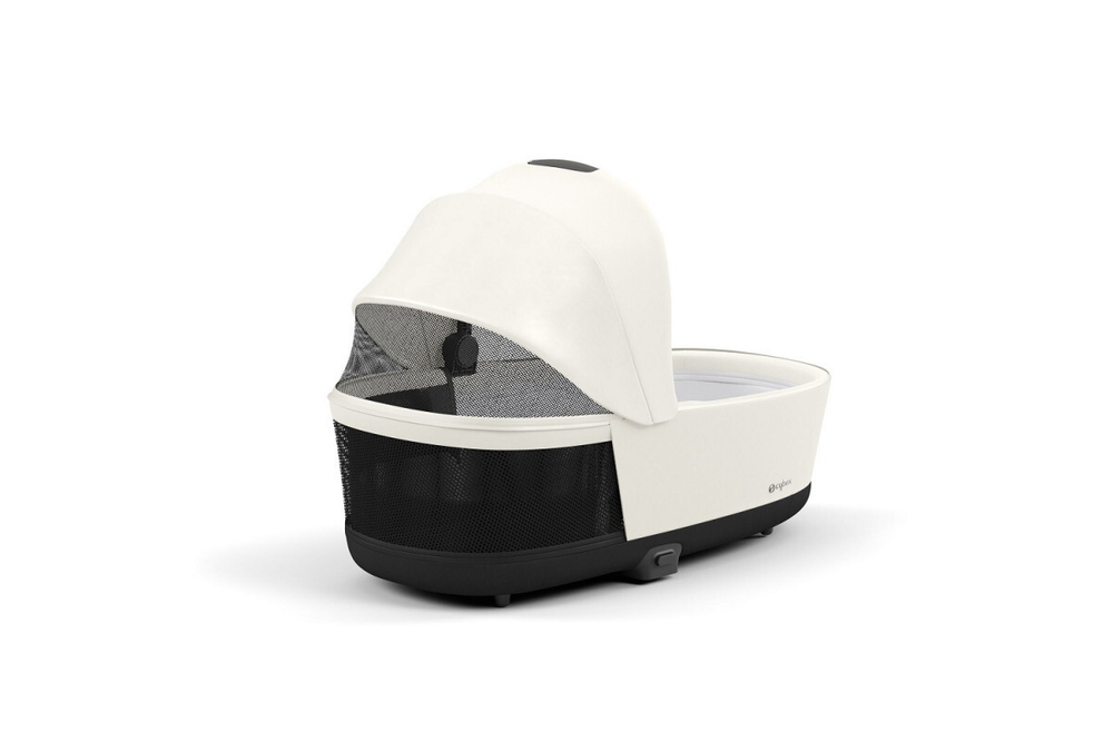 Коляска 2 в 1 Cybex Priam IV Off White, шасси Chrome Black