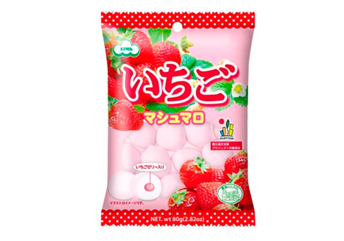 Маршмеллоу с клубникой Eiwa, 80г